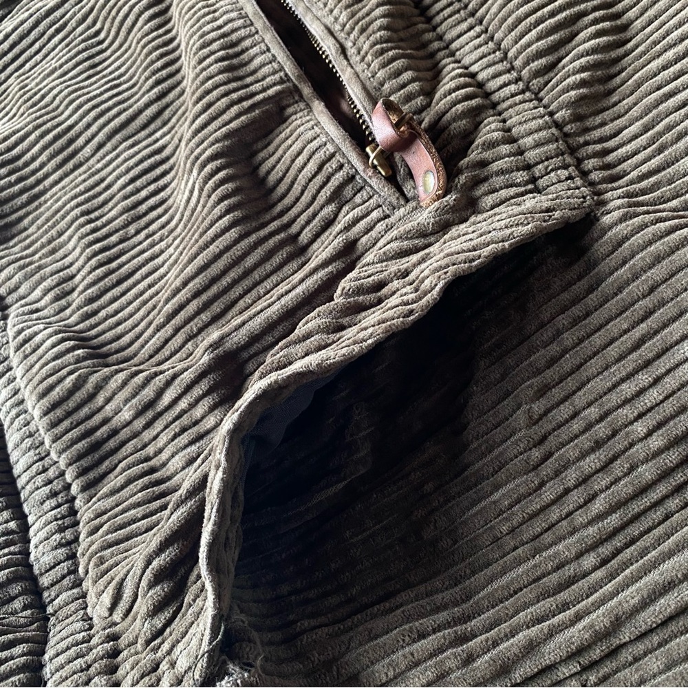 GAP Brown Corduroy Hooded Pullover Jacket - Picture 7 of 12